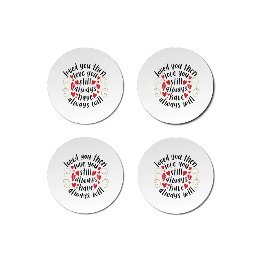 Valentine day, Wedding gifts Bardak Altlığı