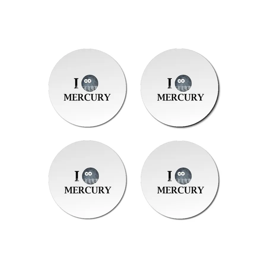I Heart Mercury Bardak Altlığı
