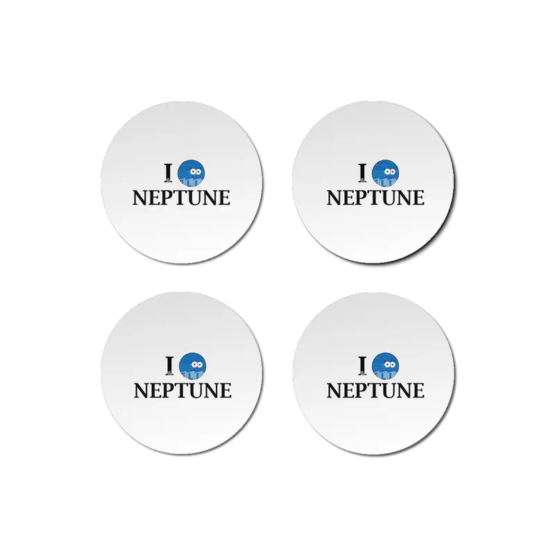 I Heart Neptune Bardak Altlığı