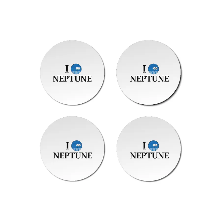 I Heart Neptune Bardak Altlığı