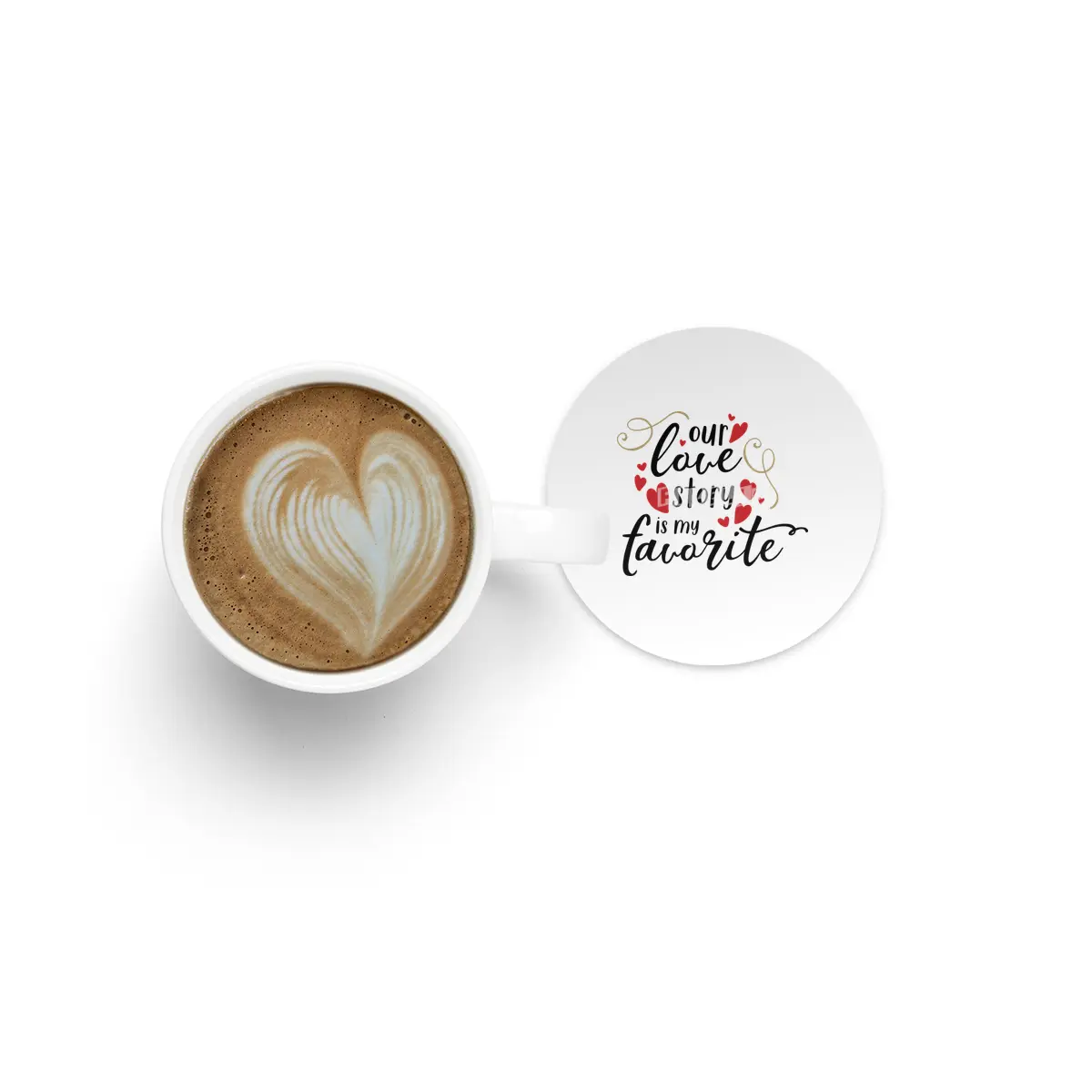 Valentine day cards , prints, gifts Bardak Altlığı