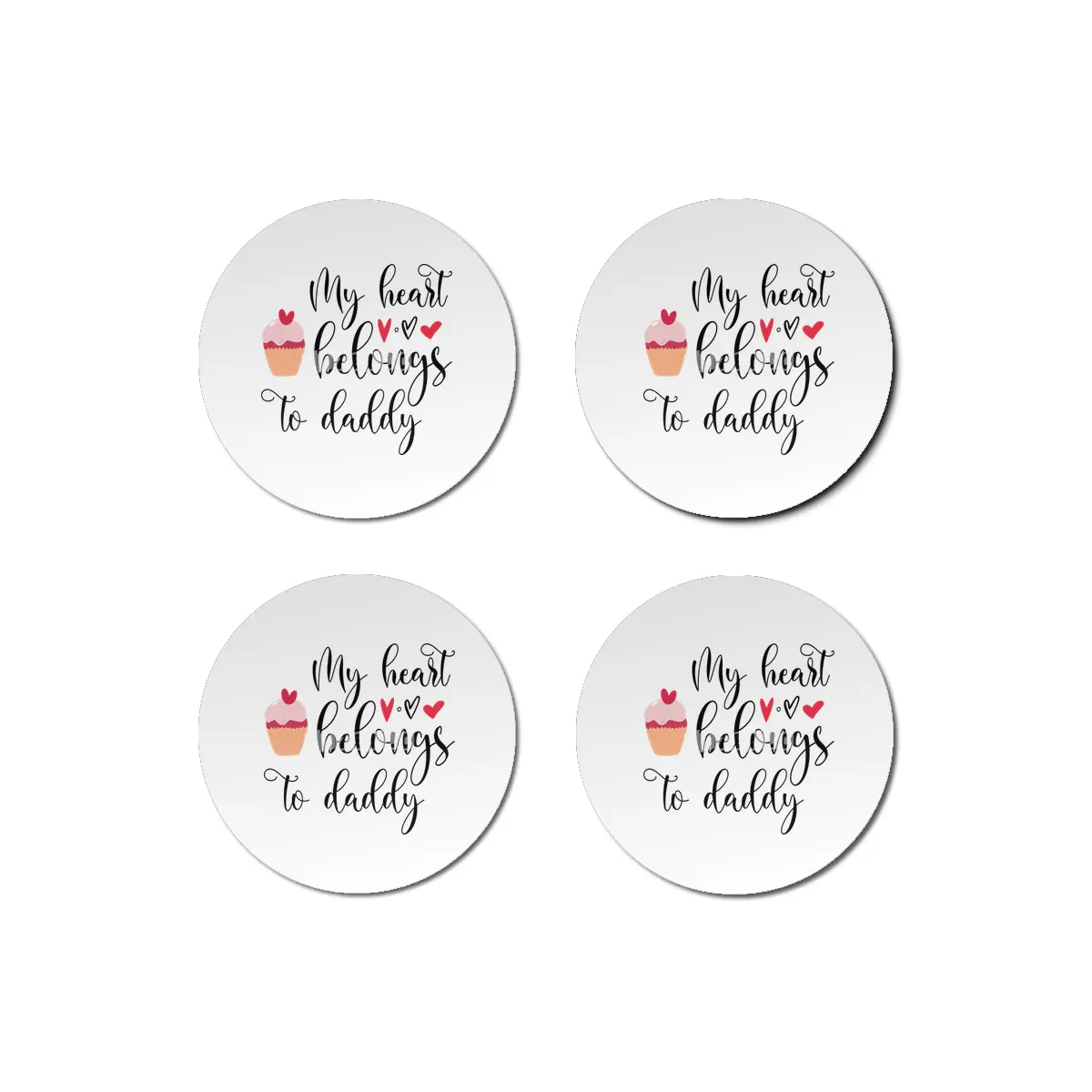 Valentine day, Engagement party & Wedding gifts Bardak Altlığı