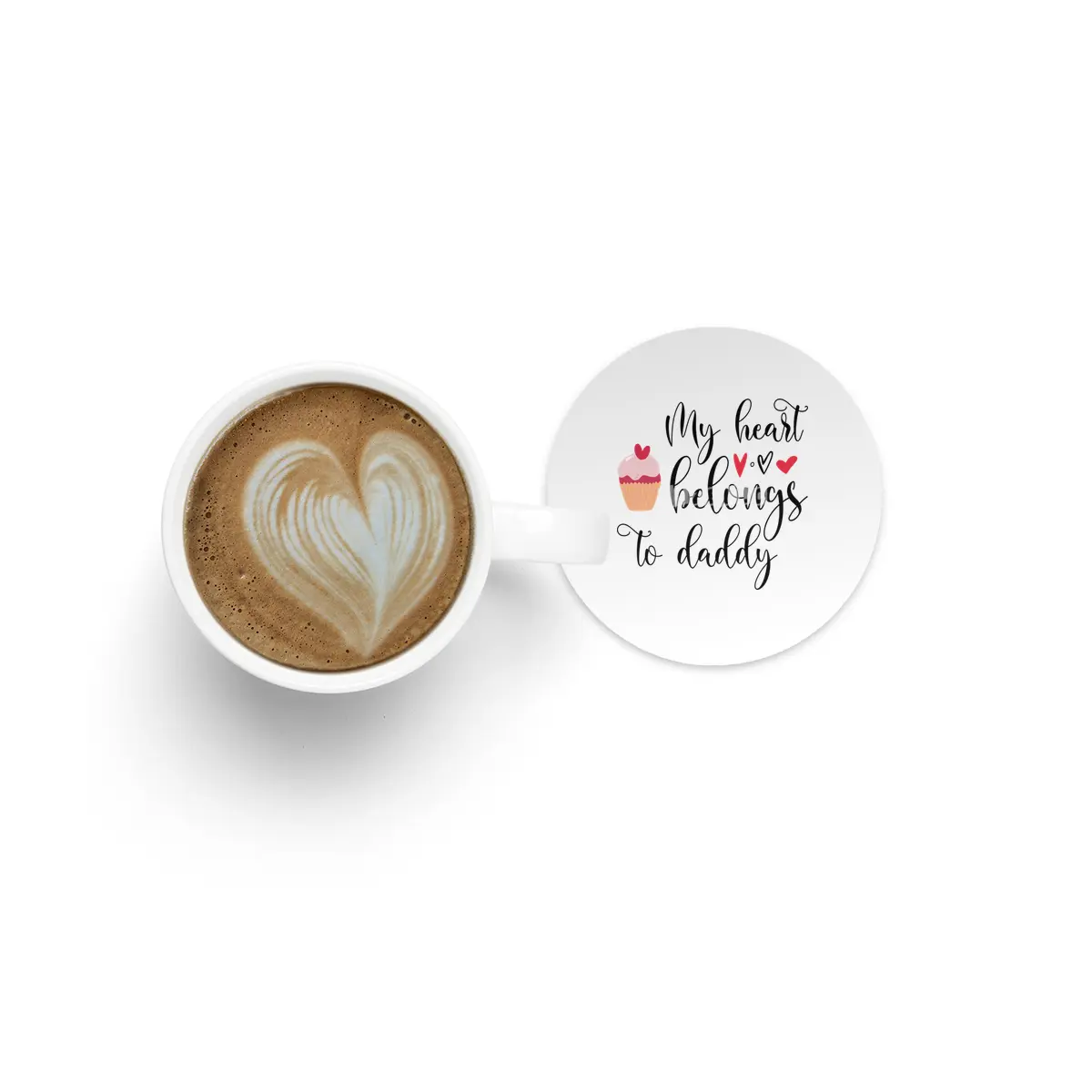 Valentine day, Engagement party & Wedding gifts Bardak Altlığı