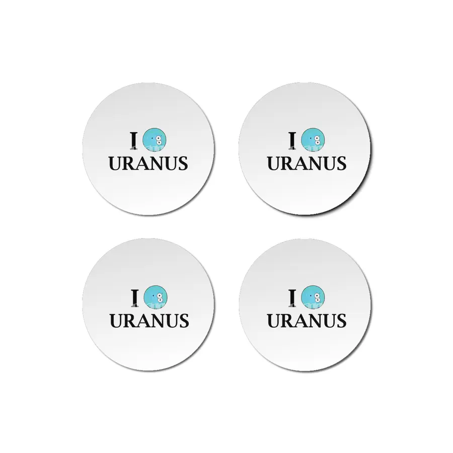 I Heart Uranus Bardak Altlığı