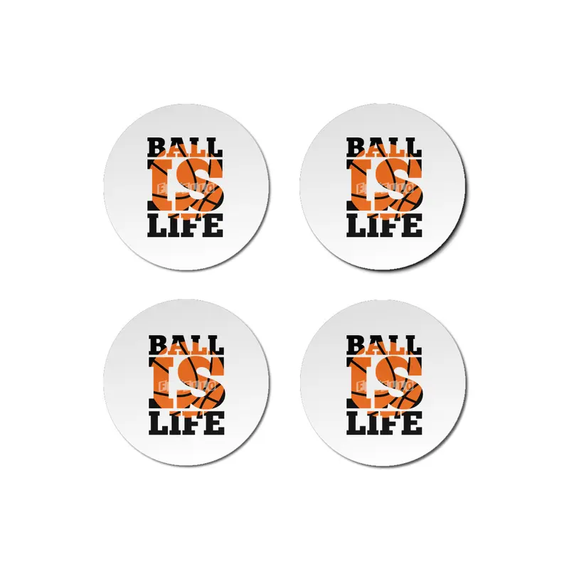 Ball Is Life Quote Bardak Altlığı