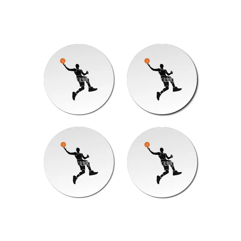 Basketball Player Silhouette Bardak Altlığı