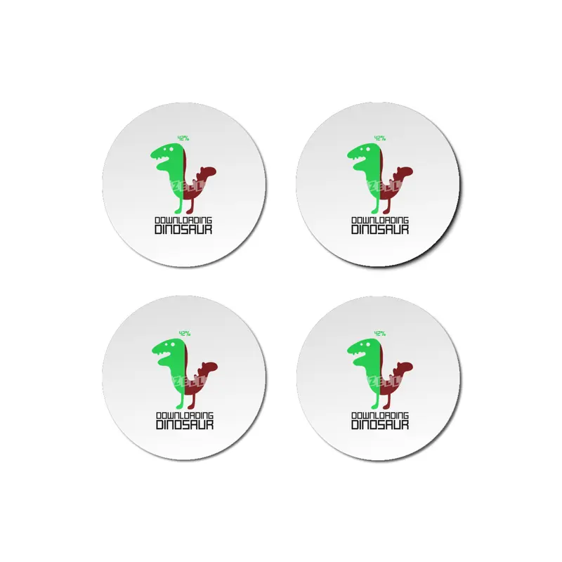 Downloading Dinosaur Bardak Altlığı