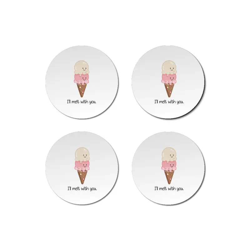 Ice Cream Lovers Bardak Altlığı