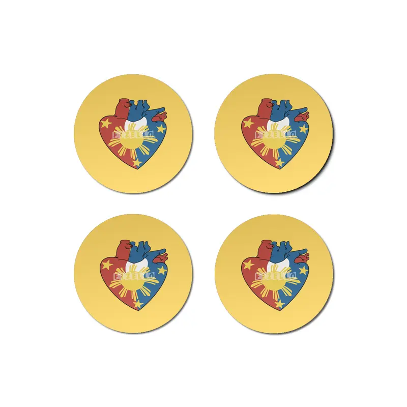 Filipino heart 2 Bardak Altlığı