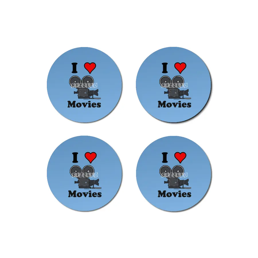 I Heart Movies Bardak Altlığı