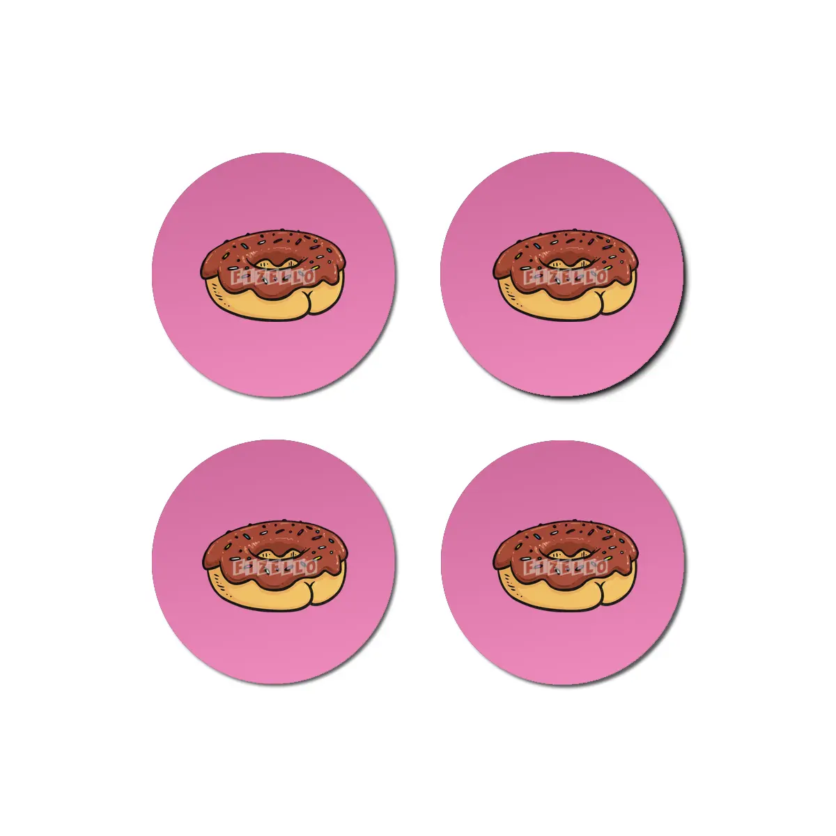 Donut Butt Bardak Altlığı