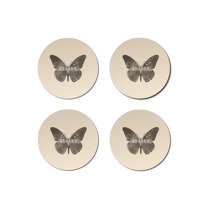 Wood Butterfly Bardak Altlığı