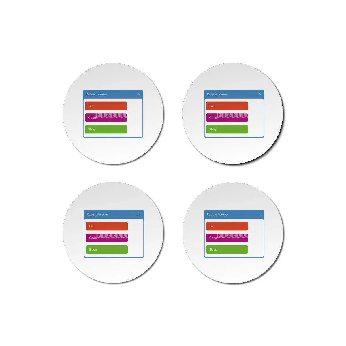 Learn, Code, Share, Repeat Bardak Altlığı
