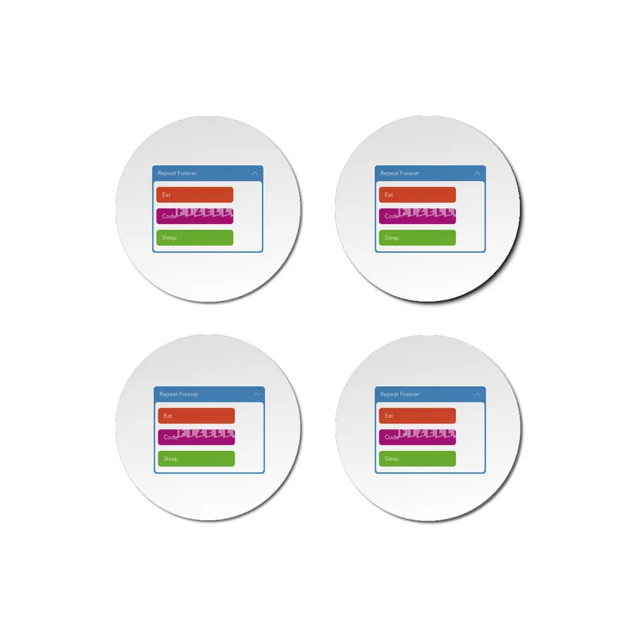 Learn, Code, Share, Repeat Bardak Altlığı