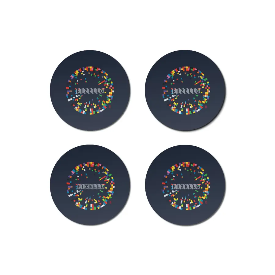 Rainbow Data Bardak Altlığı