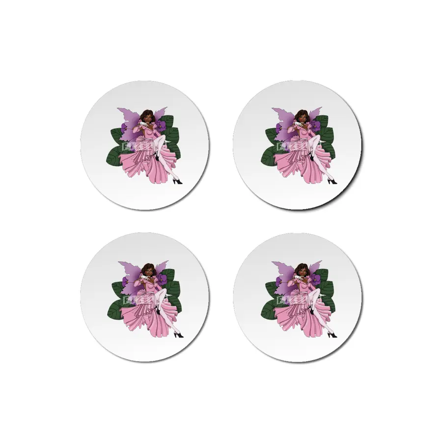 Violet Fairy Bardak Altlığı