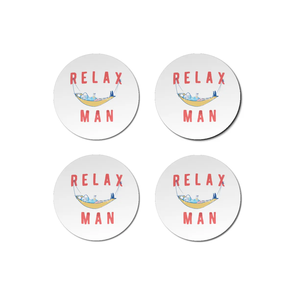 Relax Man Bardak Altlığı