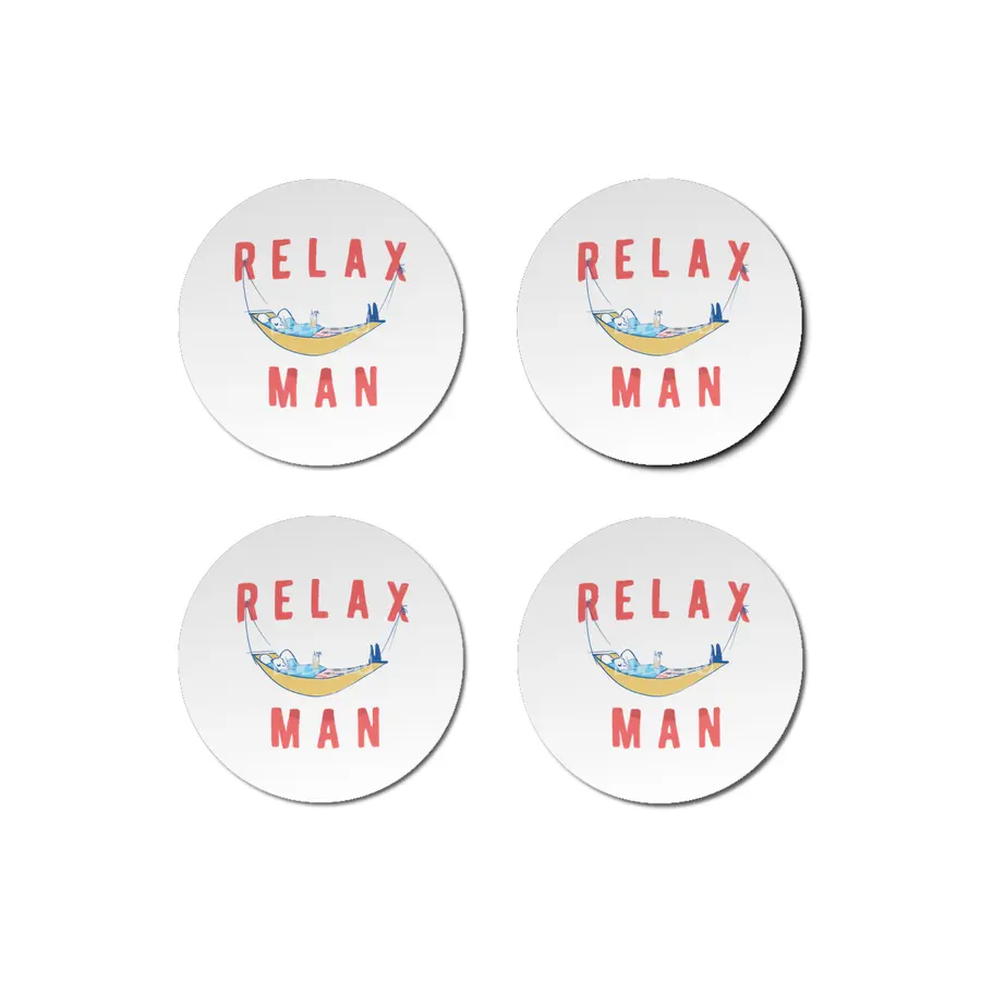 Relax Man Bardak Altlığı