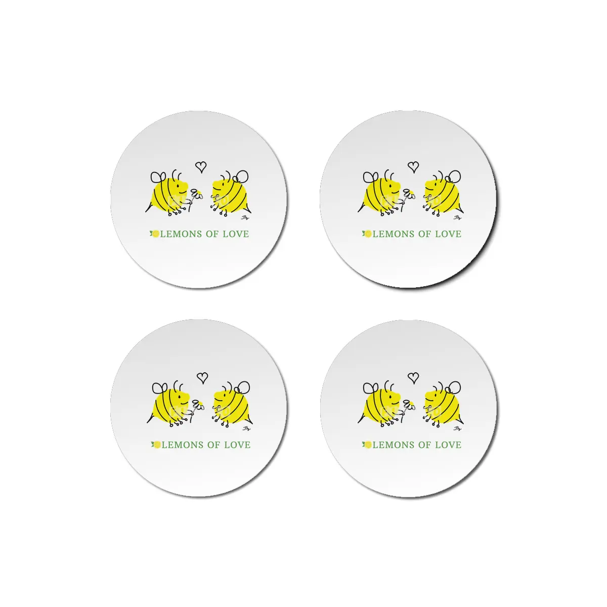 Lemons of Love Lembees Bardak Altlığı