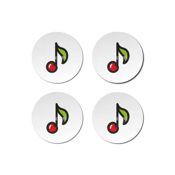Cherry song Bardak Altlığı
