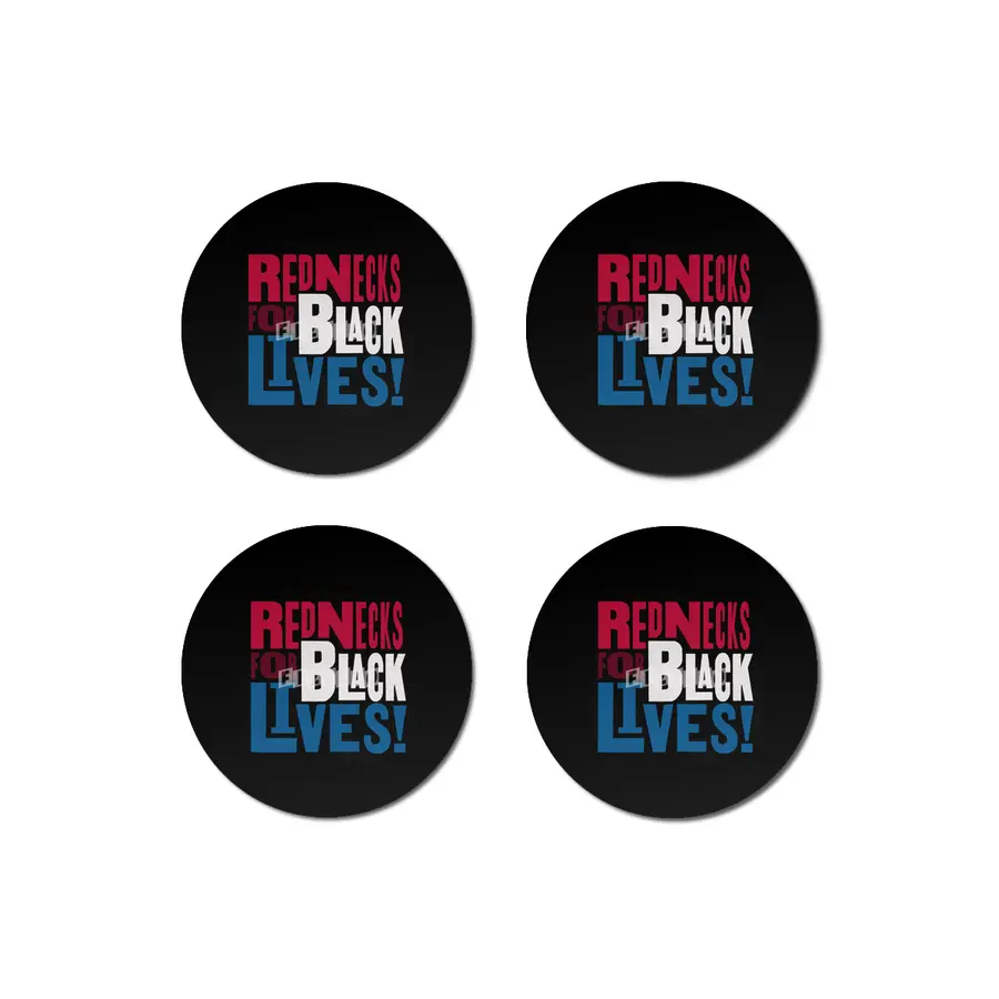 Rednecks for Black Lives - Red White and Blue Bardak Altlığı