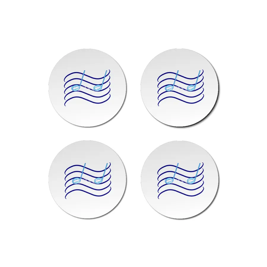 Music Wave Illusion Bardak Altlığı