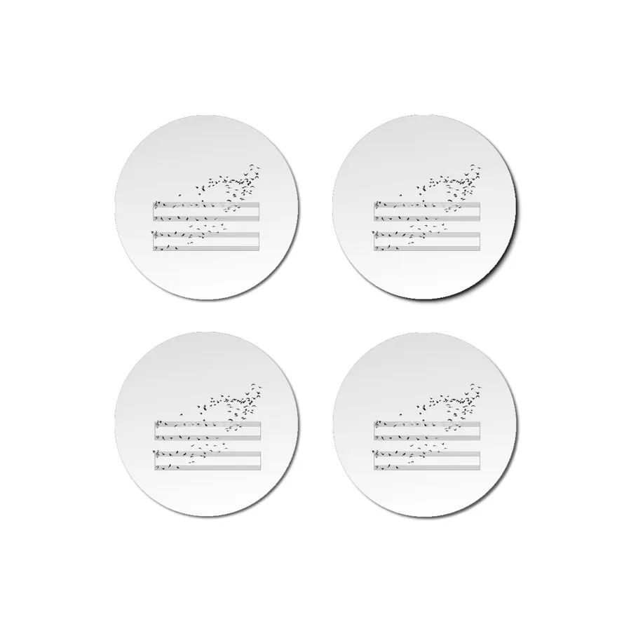 Musical Notes Bardak Altlığı