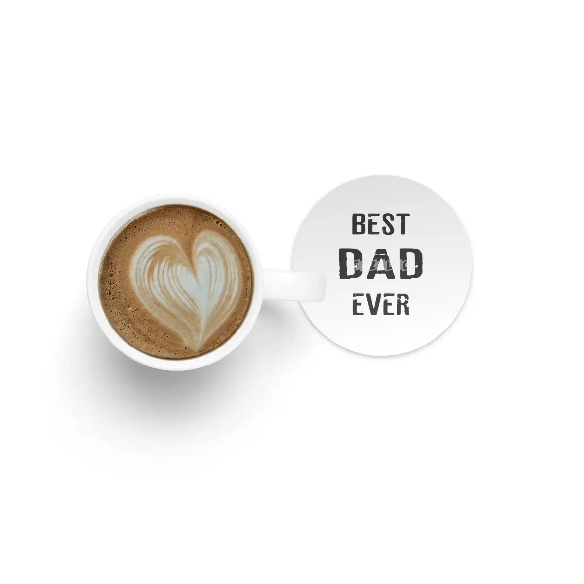 BEST DAD EVER Bardak Altlığı