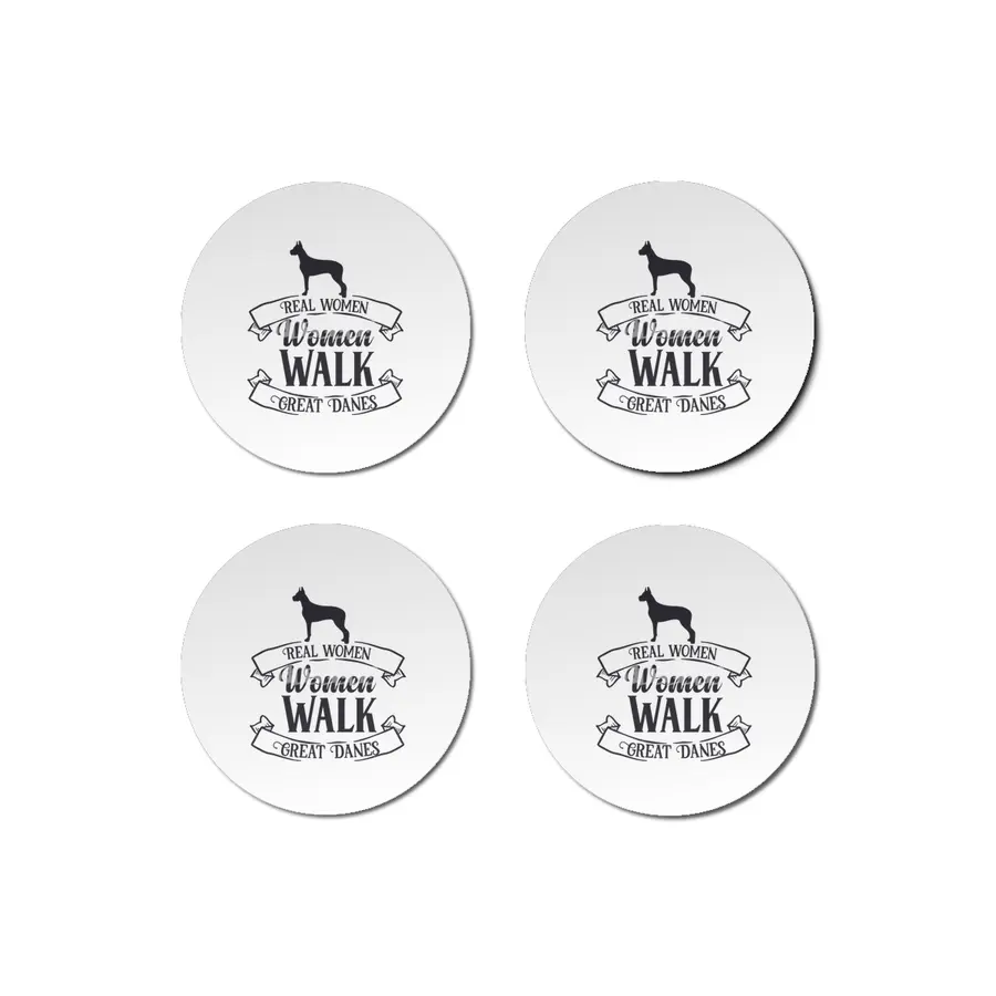 Real Women Walk Great Danes Bardak Altlığı
