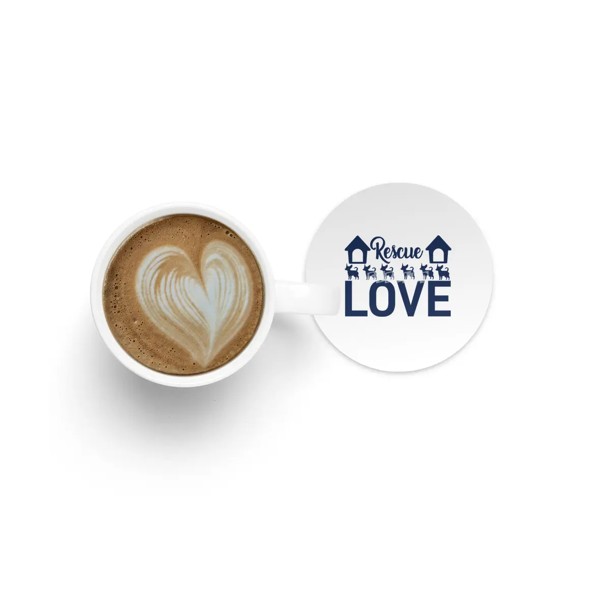 Rescue Love Bardak Altlığı