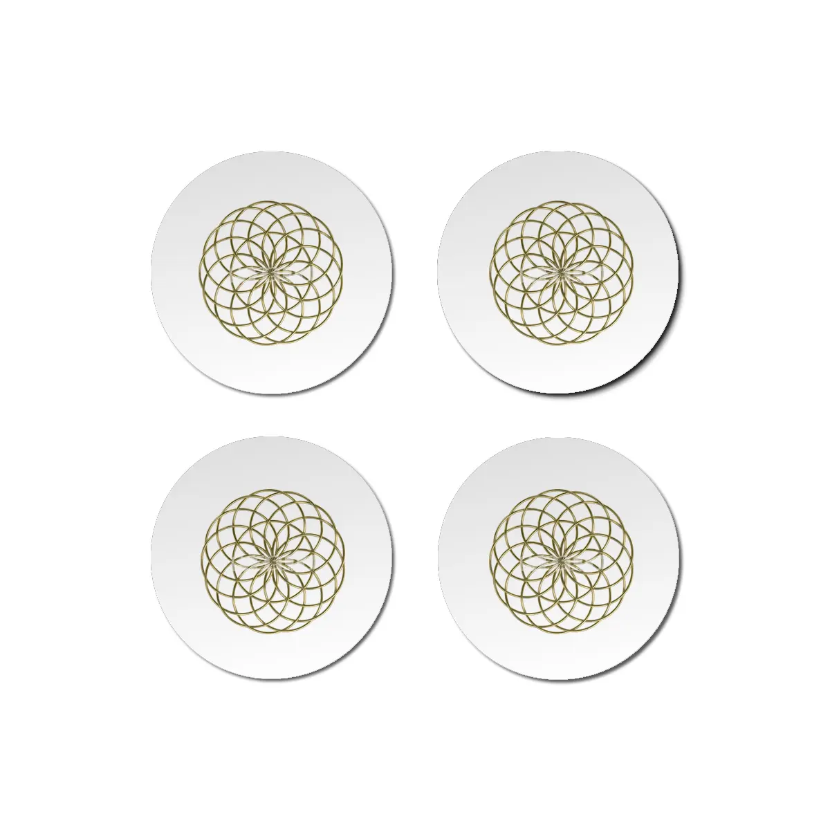 Moon Flower Gold Bardak Altlığı