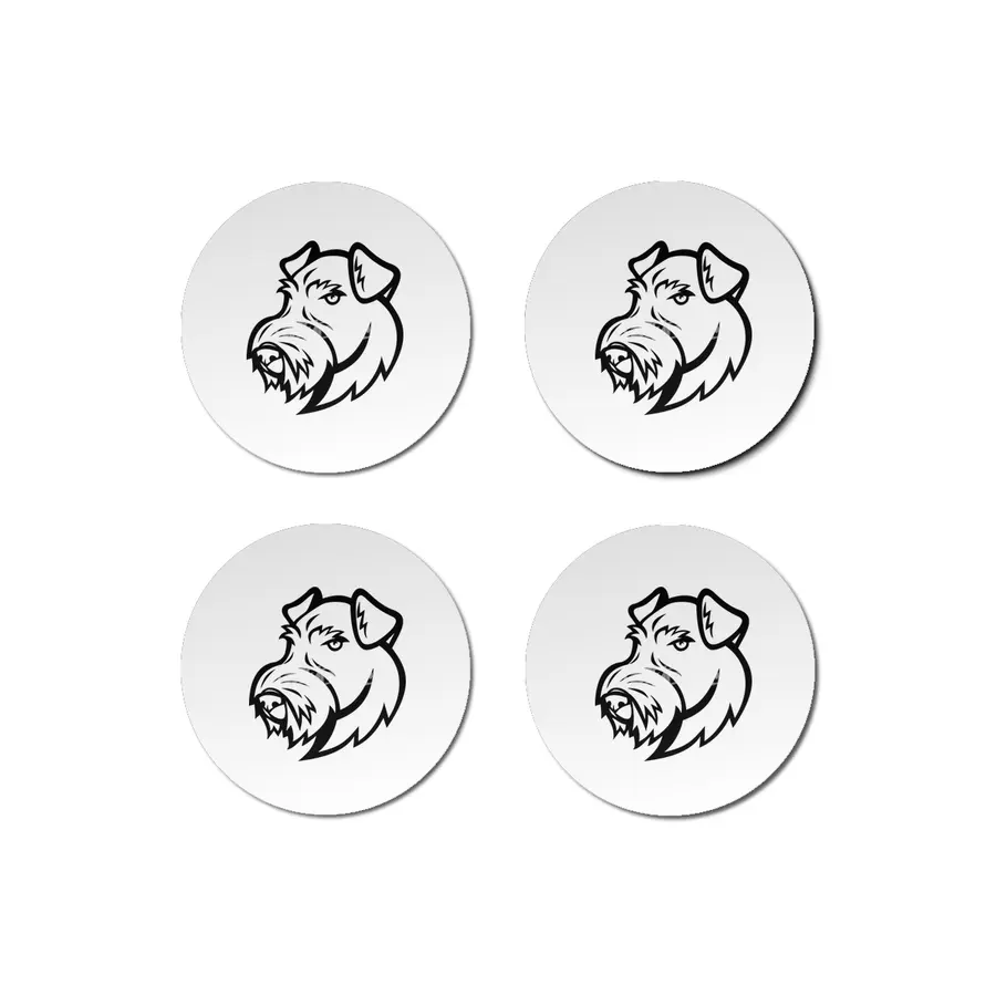 Airedale Terrier Head Bardak Altlığı