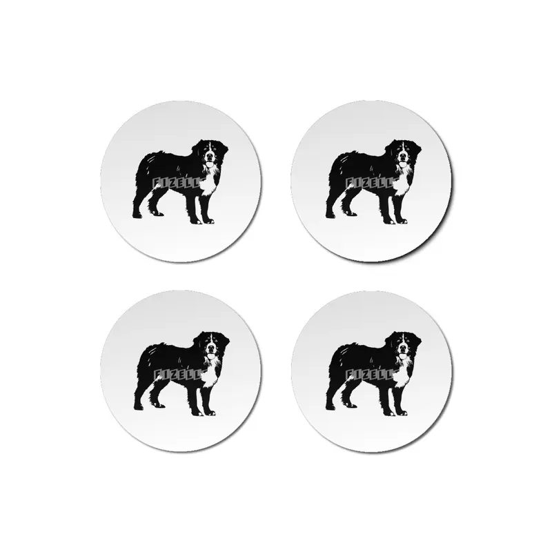 Bernese Mountain Dog Bardak Altlığı