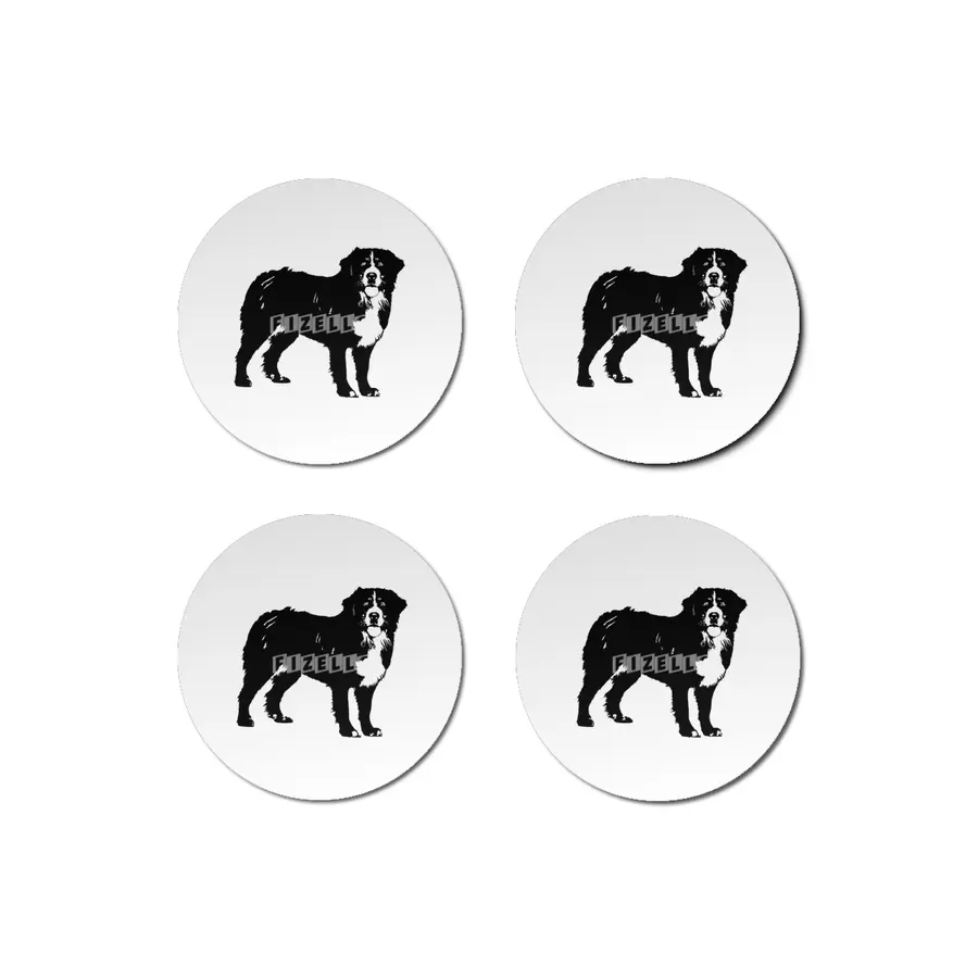 Bernese Mountain Dog Bardak Altlığı