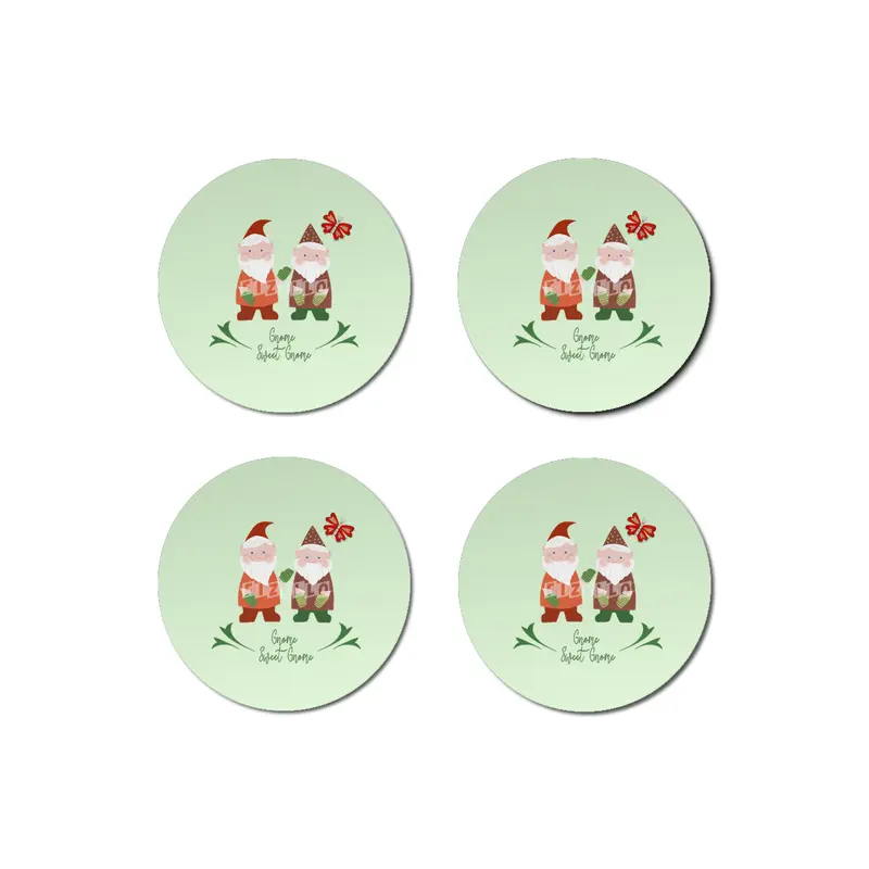 Gnome Sweet Gnome Cute Garden Gnomes Bardak Altlığı