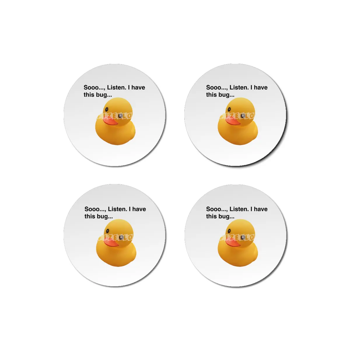 Programming Duck Bardak Altlığı