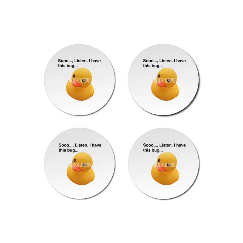Programming Duck Bardak Altlığı