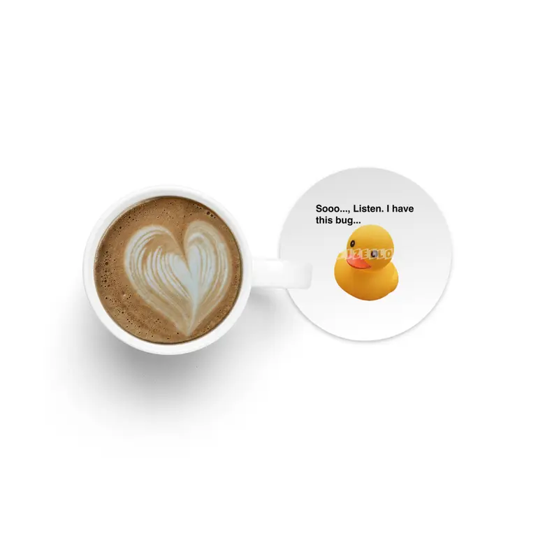 Programming Duck Bardak Altlığı