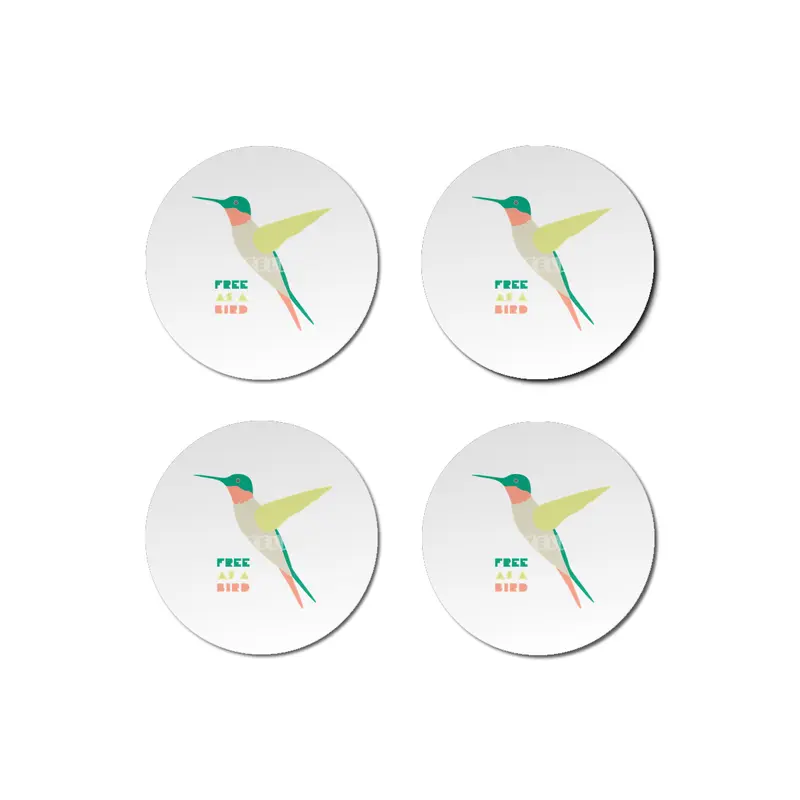 Free Hummingbird Bardak Altlığı