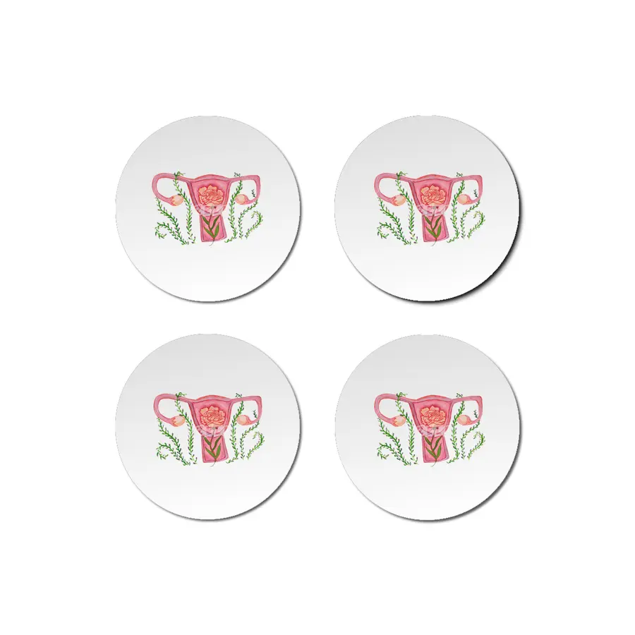Lady Garden Rose Bardak Altlığı