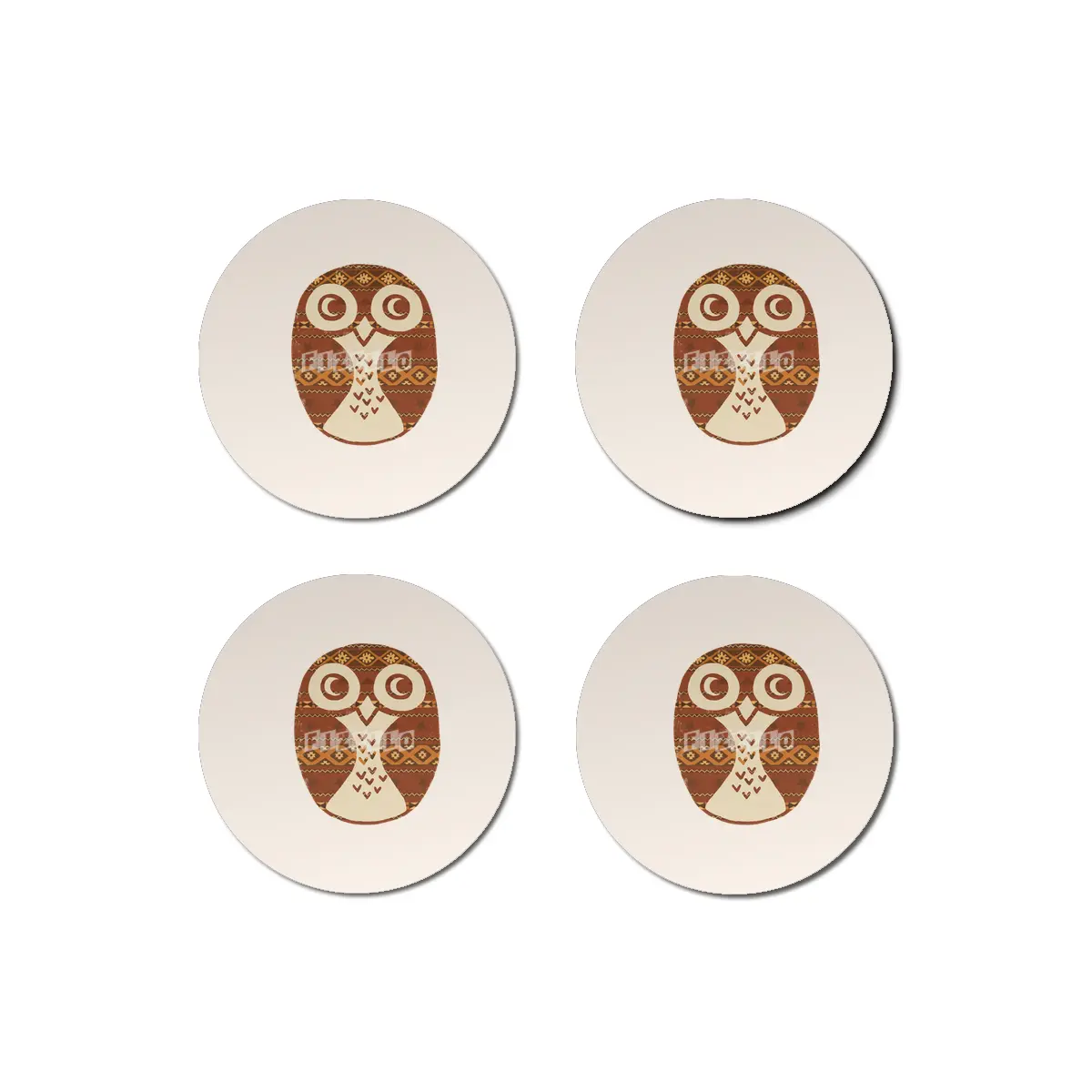 Navajo Owl Bardak Altlığı