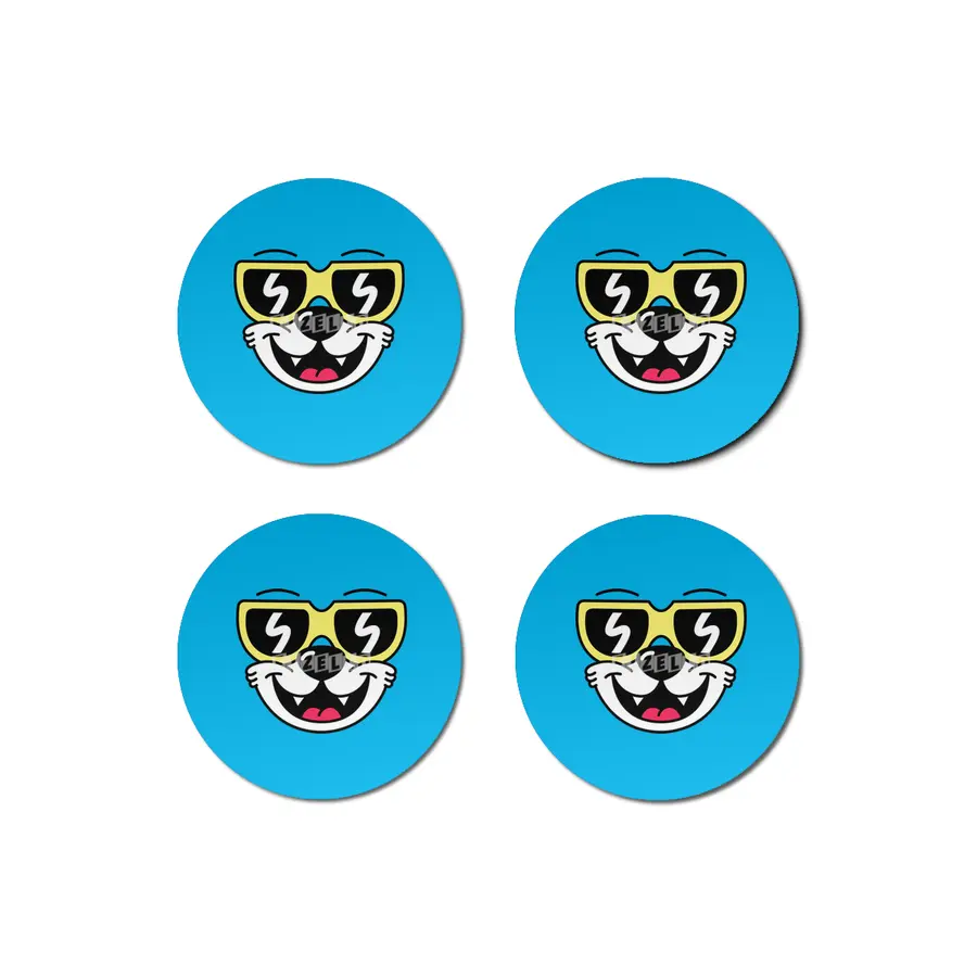 Cool Bear (face) Bardak Altlığı