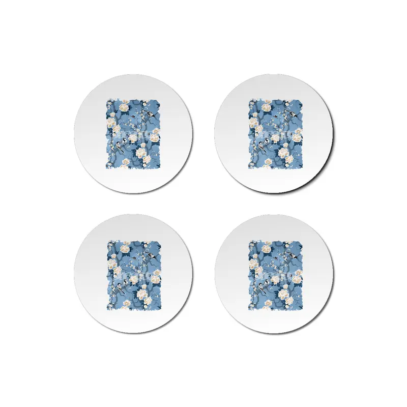 Chinoiserie birds classic blue Bardak Altlığı