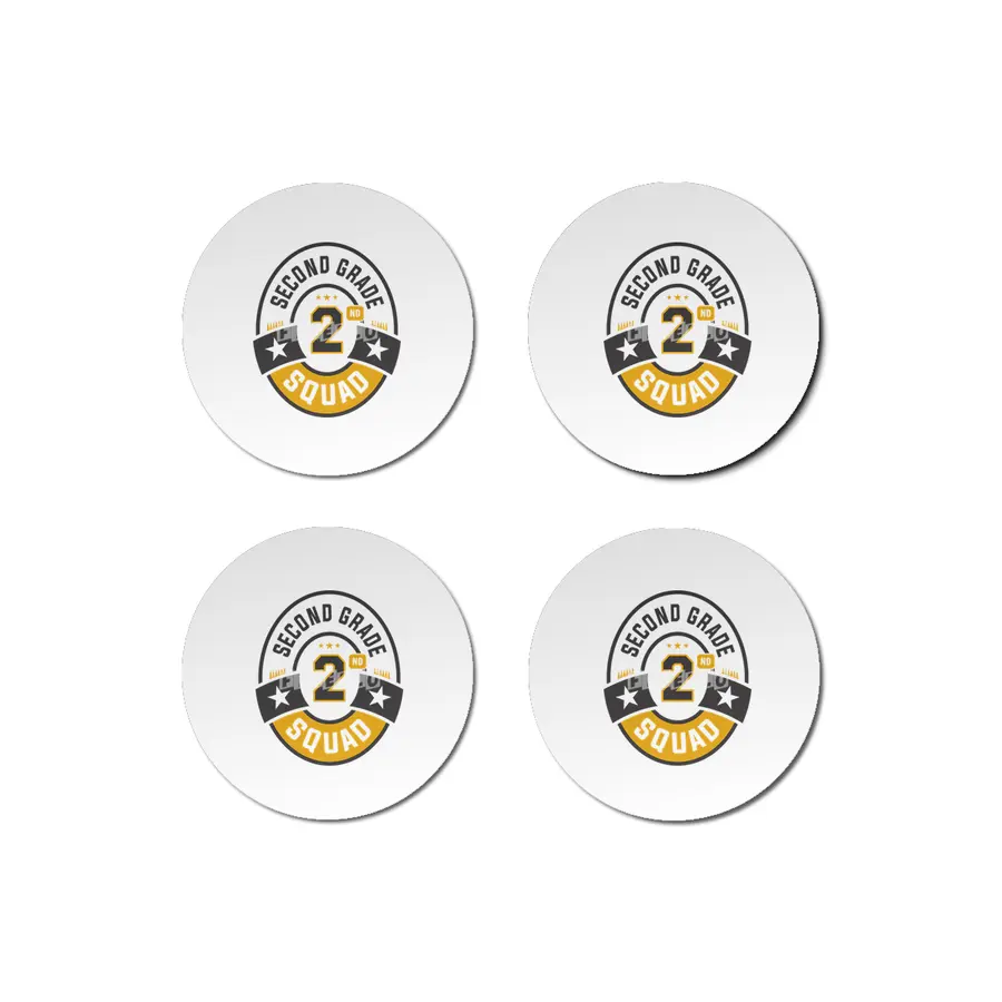 2nd Grade Squad Team Back To School Teacher Student Bardak Altlığı