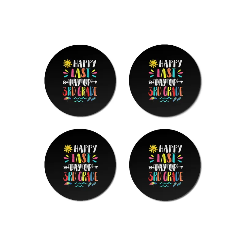 Happy Last Day Of 3Rd Grade Teacher Student Graduation Gift Bardak Altlığı