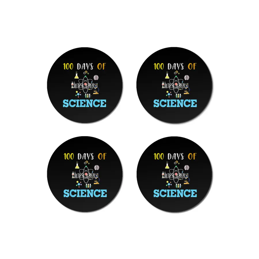 100 Days of Science Teacher Outfit Cool 100th Day of School Bardak Altlığı