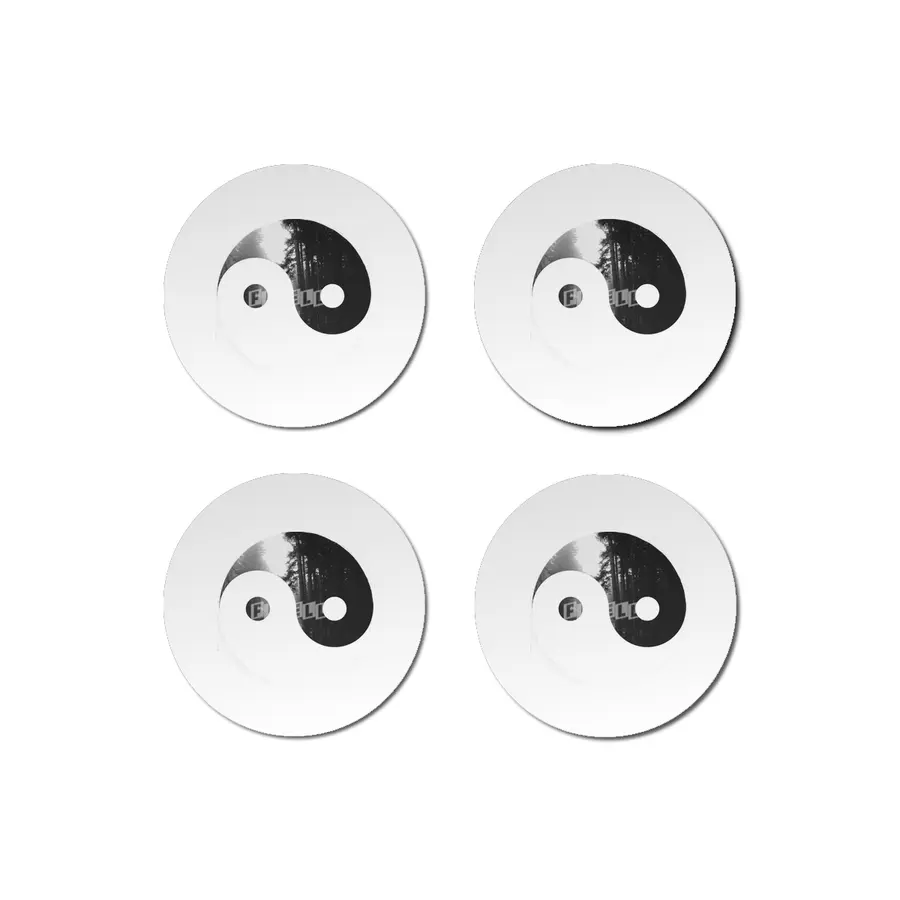 Forest Yin Yang  Bardak Altlığı