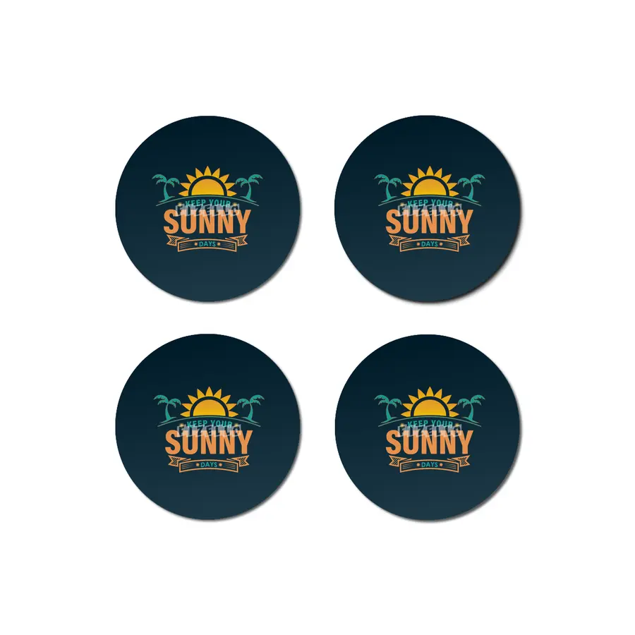 Keep your sunny days summer love Bardak Altlığı