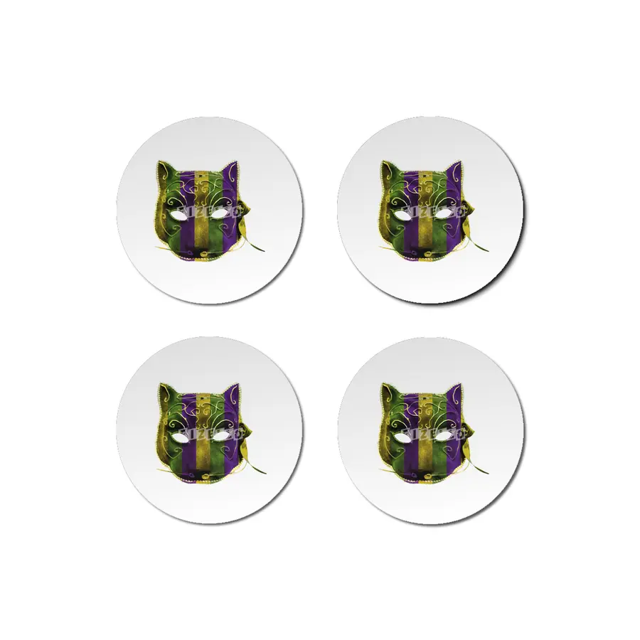 Catwoman Mardi Gras Mask Bardak Altlığı