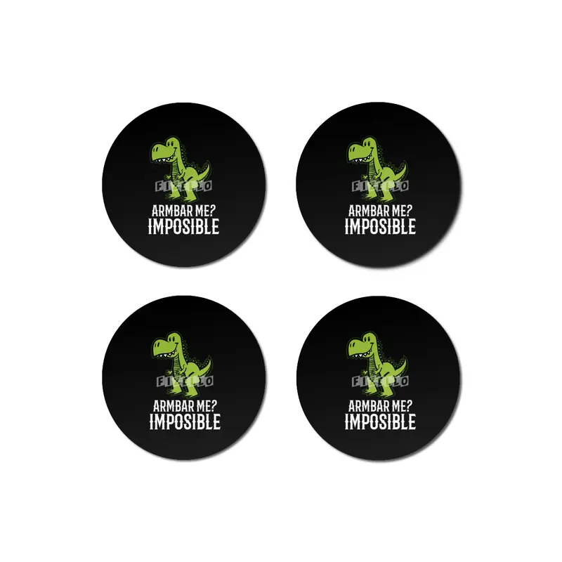 Brazilian Jiu jitsu BJJ Armbar Me Impossible T Rex Bardak Altlığı